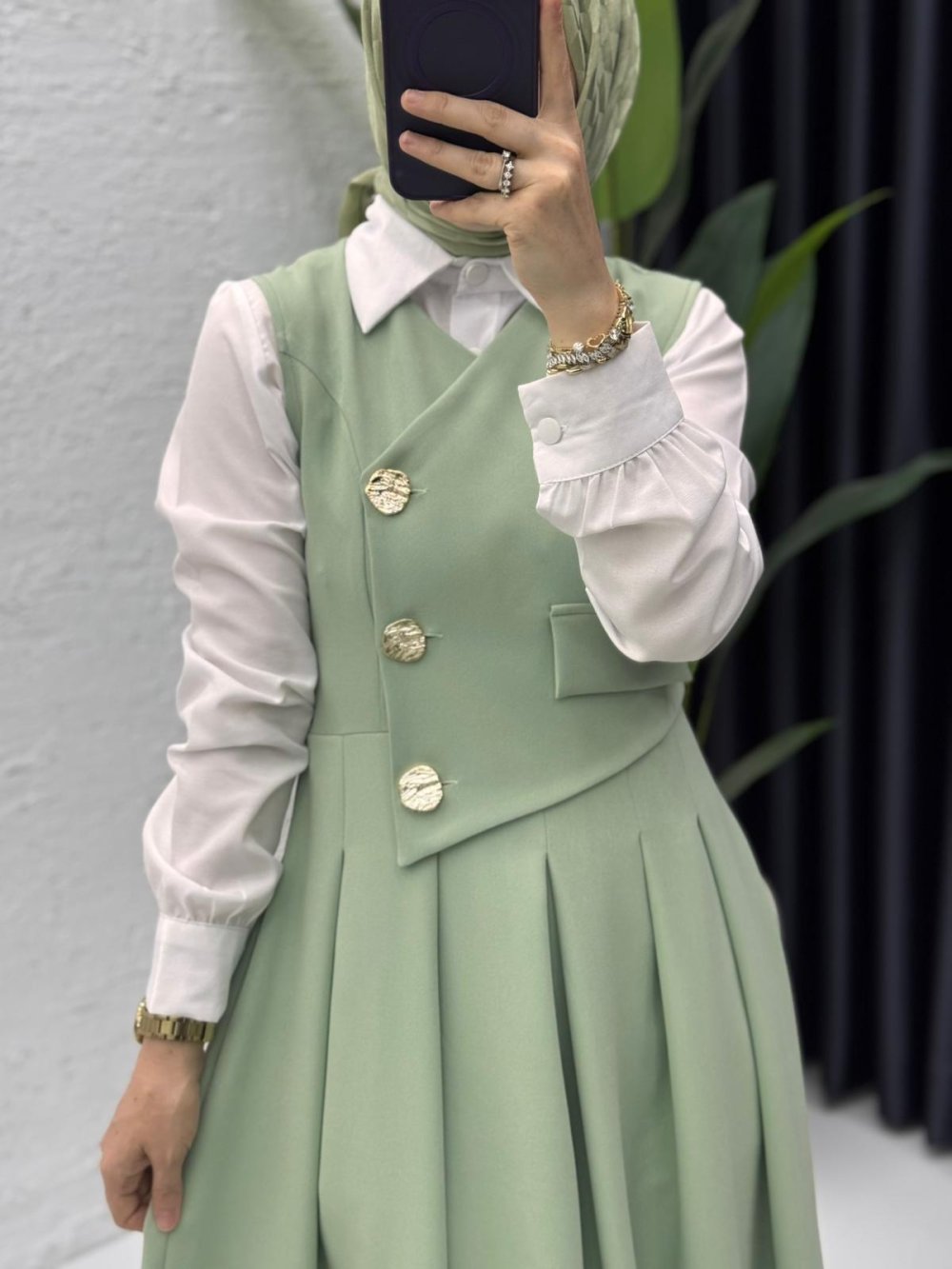 Afitap Jile Tesettür Giyim Çağla Yeşili