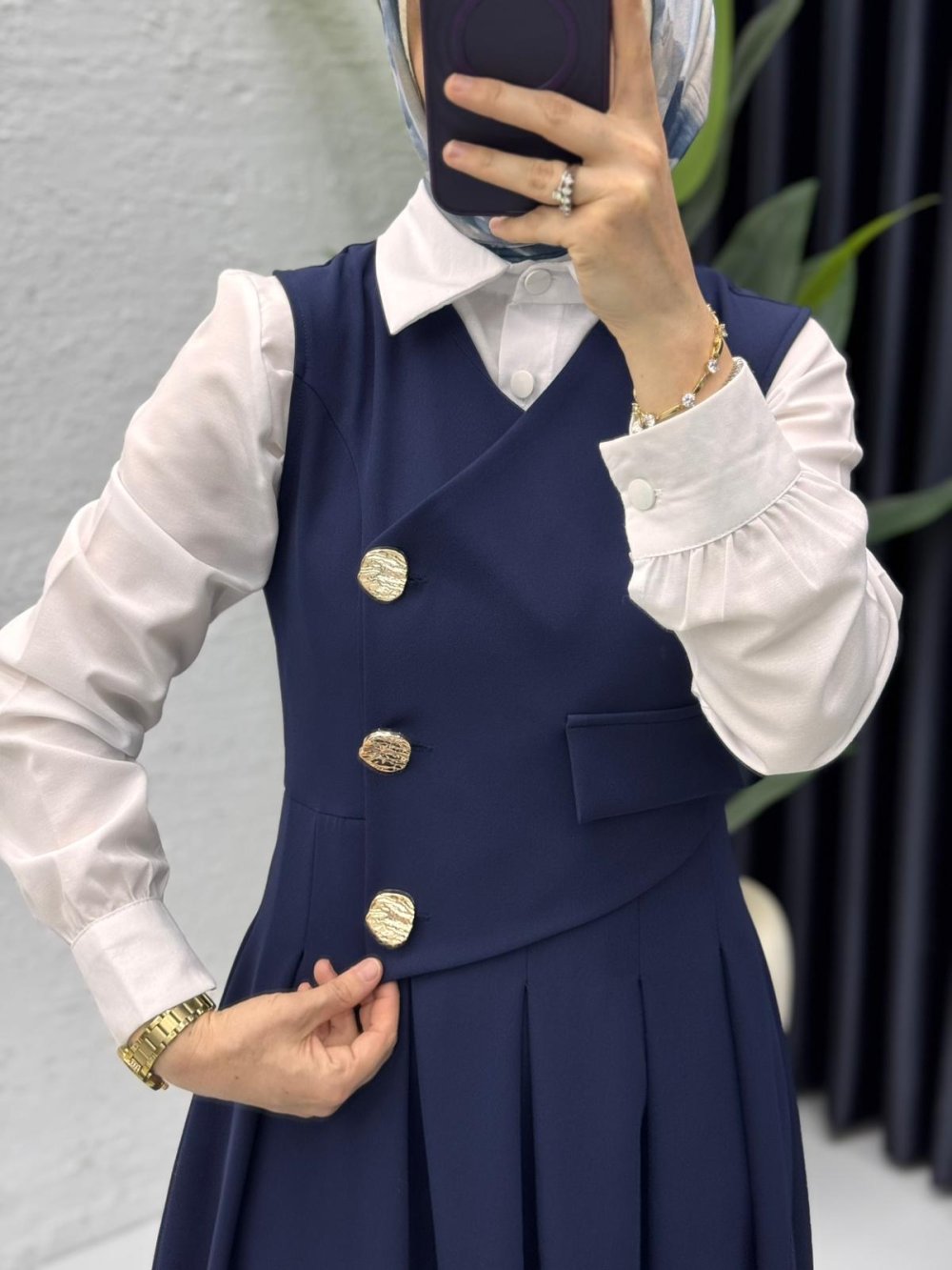 Afitap Jile Tesettür Giyim Lacivert