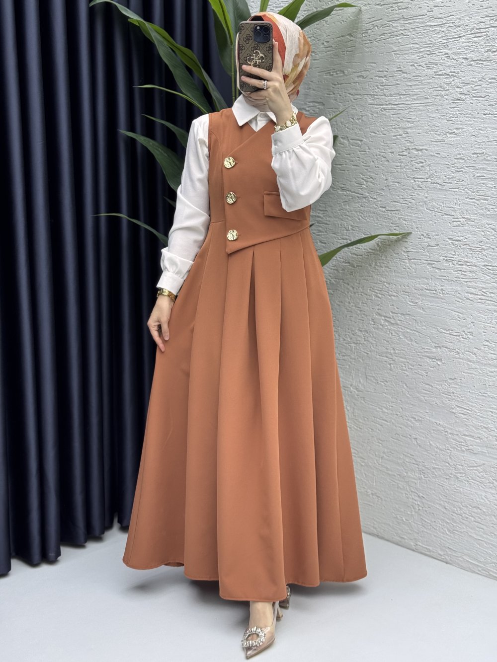 Afitap Jile Tesettür Giyim Kiremit