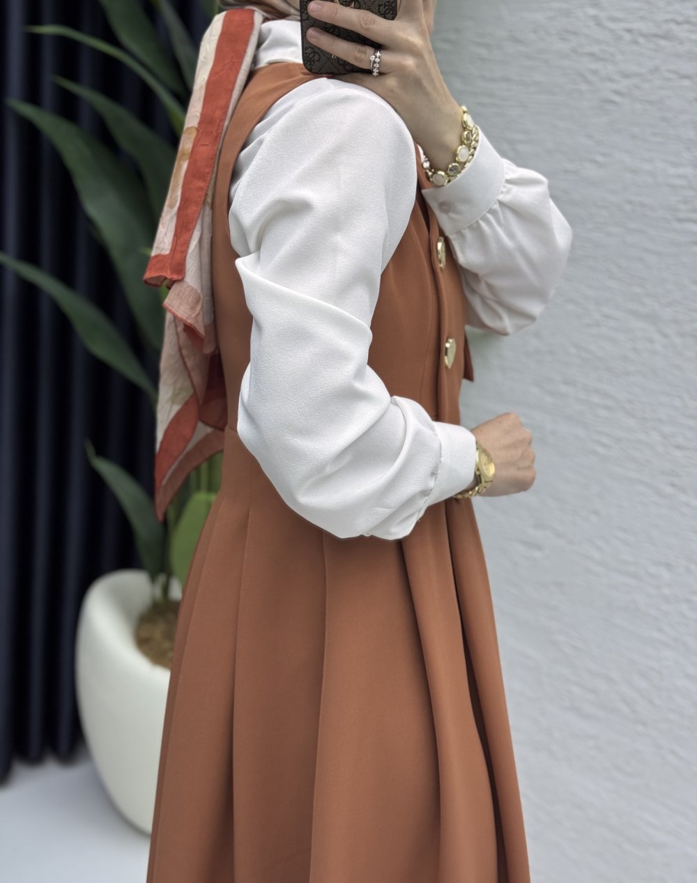 Afitap Jile Tesettür Giyim Kiremit