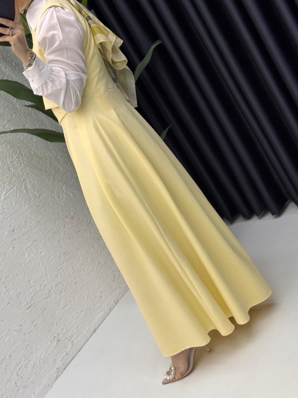 Afitap Jile Tesettür Giyim Sarı