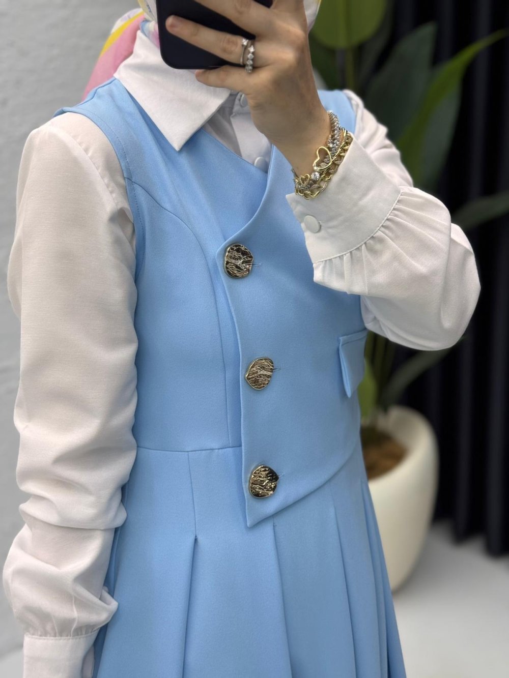 Afitap Jile Tesettür Giyim Mavi