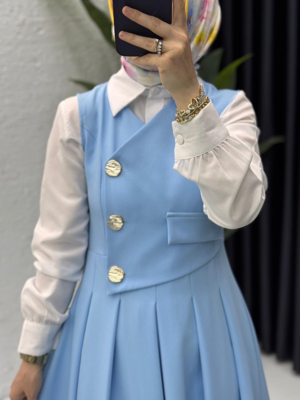 Afitap Jile Tesettür Giyim Mavi