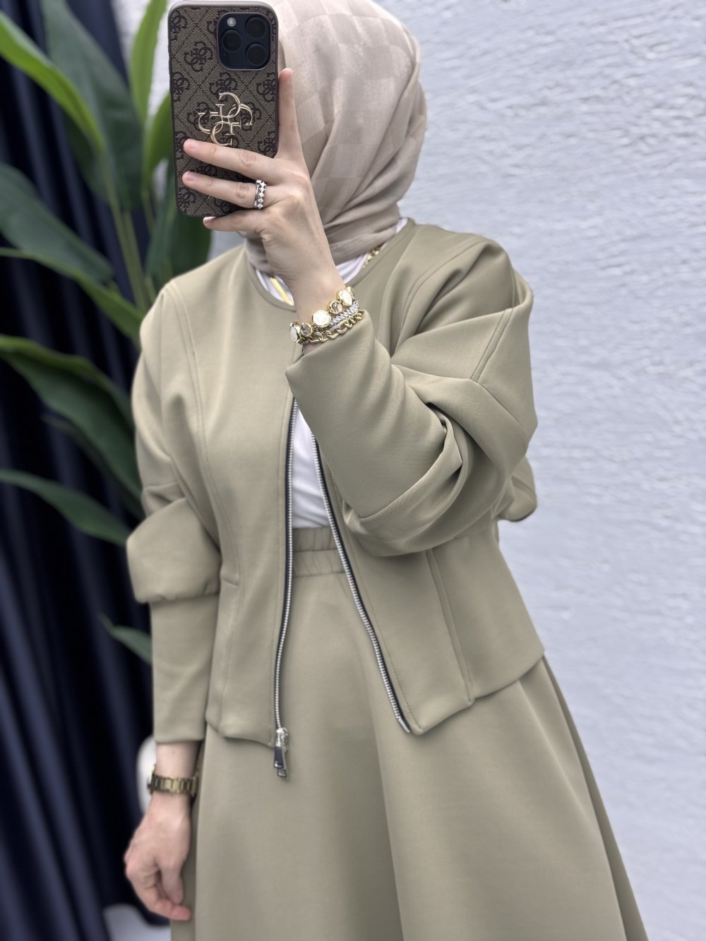 KASTEL ETEKLİ TAKIM YEŞİL